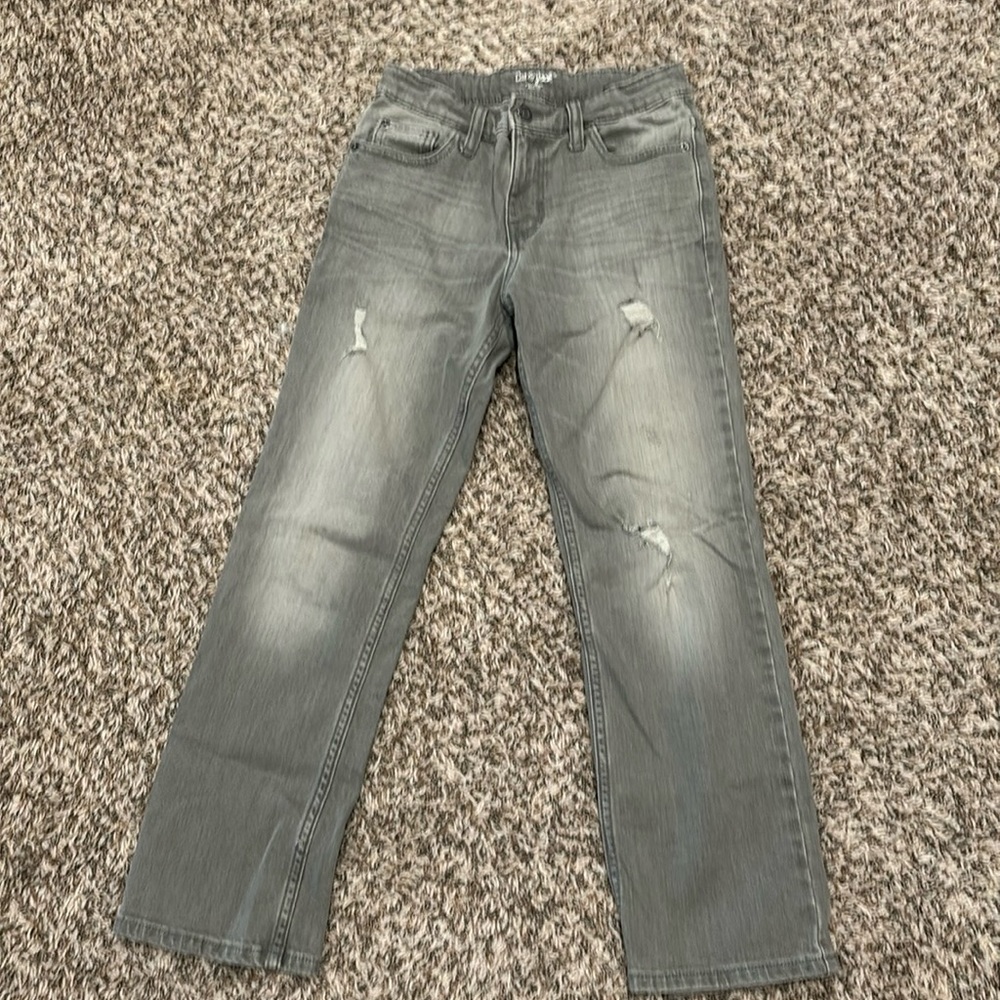 Boys Cat & Jack straight gray jeans - size 12